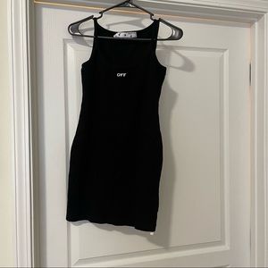 SOLD!!! Off-White Basic Rib Dress